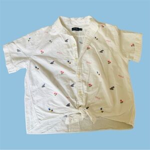 Ralph Lauren White Short Sleeve Shirt size M